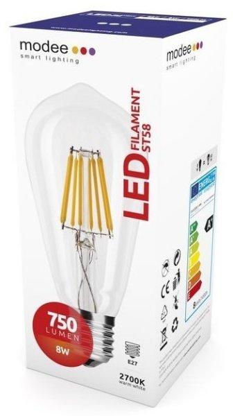 MODEE LED FILAMENT ST58 8W E27 360° 2700K (750 LUMEN)