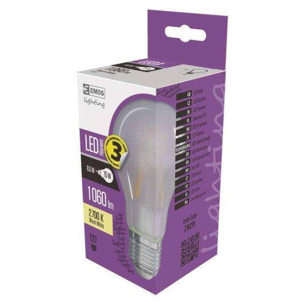 EMOS LED IZZÓ FILAMENT MATT A60 A++ E27 8,5W WW Z74275