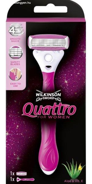 Wilkinson Quattro for Women Sensitive női borotva készülék +1db. betét