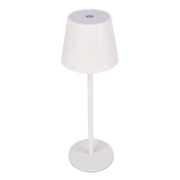 ZARA DIMMABLE TABLE LAMP 3W WITH BATTERY IP44, WH
