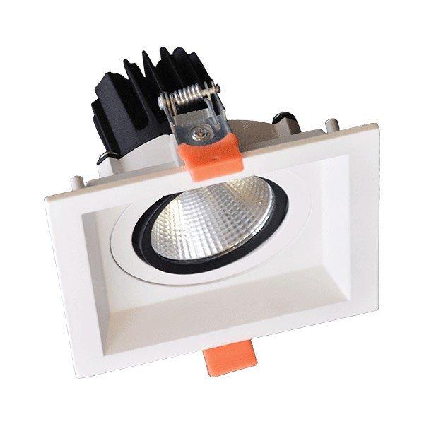 SQUARE LED MOVABLE SPOT LIGHT 30W 230V 3000K FEHÉR 92DL82F3030/WH