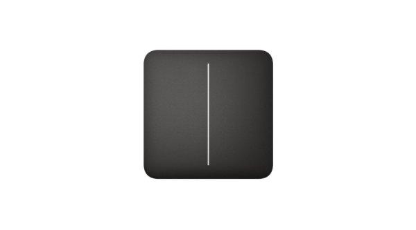 Ajax LightSwitch SoloButton (2-gang) - Kettes gomb - Fekete