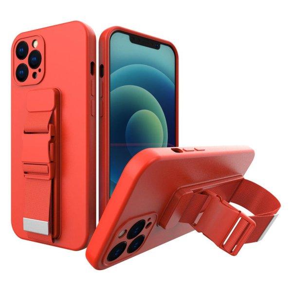Kötél tok Gel TPU légzsák telefontok Xiaomi Redmi 10x 4g / Xiaomi Redmi Note
9 Piros