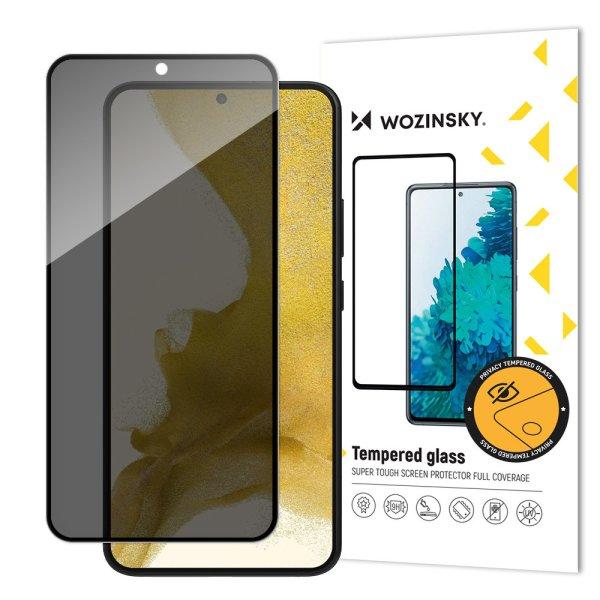 Wozinsky Privacy Glass edzett üveg Samsung Galaxy S22+ készülékhez,
kémkedés elleni adatvédelmi szűrővel