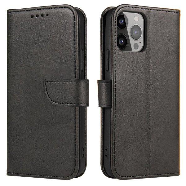 Magnet Case Cover Vivo Y35 / Vivo Y22 / Vivo Y22s flipes tok pénztárcával és
állvánnyal fekete
