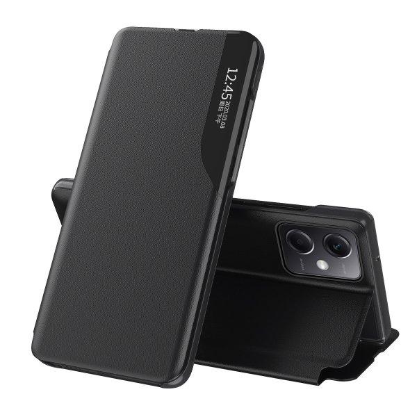 Eco Leather View Case tok borító XIAOMI Redmi Note 12 5G / Poco X5 5G Flip
Stand Fekete