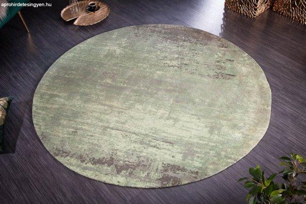 Design kerek szőnyeg Rowan 150 cm zöld-bézs