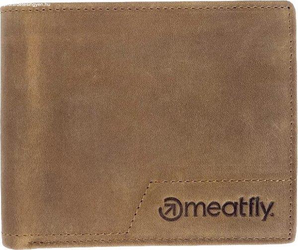 Meatfly Férfi bőr pénztárca Eliot Premium Oak
