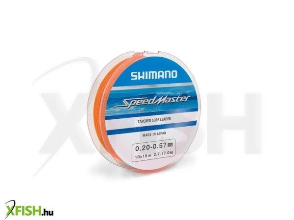 Shimano Line Speedmaster Surf Taper Dobóelőtét Zsinór Narancssárga
0,26mm-0,57mm 10x15m