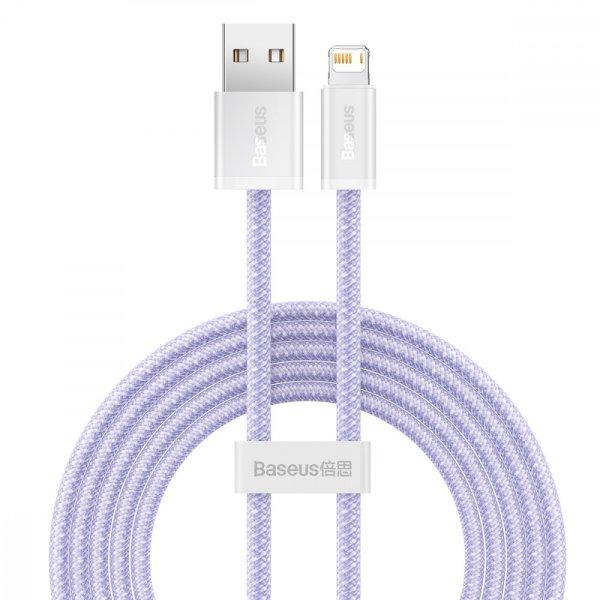 USB-kábel a Lightning Baseus Dynamic, 2,4A, 2m (Violet)