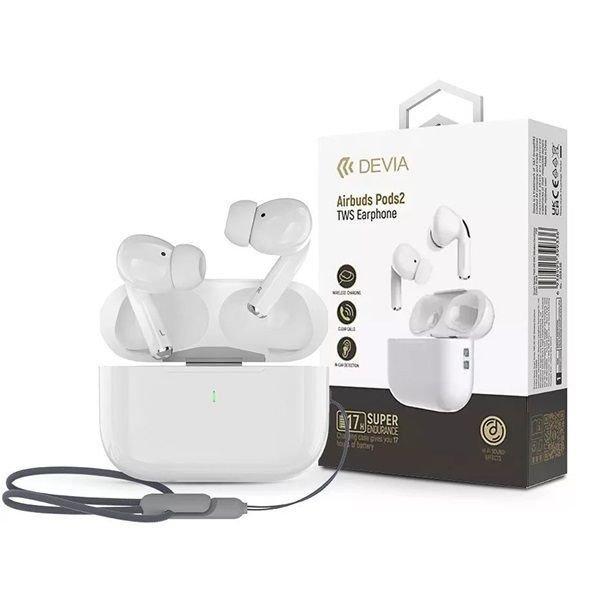 Devia ST399138 Airbuds Pods2 Bluetooth Headset White