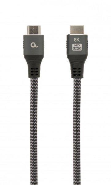 Gembird CCB-HDMI8K-3M Ultra High Speed HDMI cable with Ethernet 8K Select Plus
Series 3m Grey