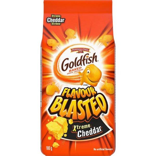 Goldfish Xtreme Cheddar sajt ízű halacskás keksz 180g Szavatossági idő:
2024-06-14