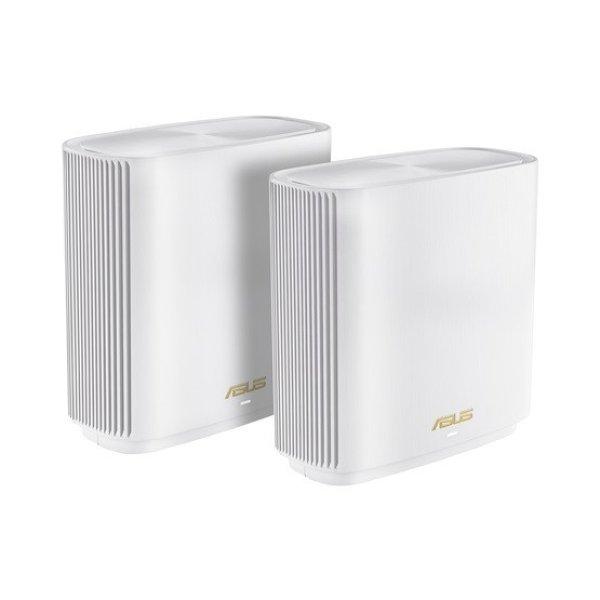 LAN/WIFI Asus Router ZenWifi AX7800 Mesh - XT9 V2 2-PK - Fehér