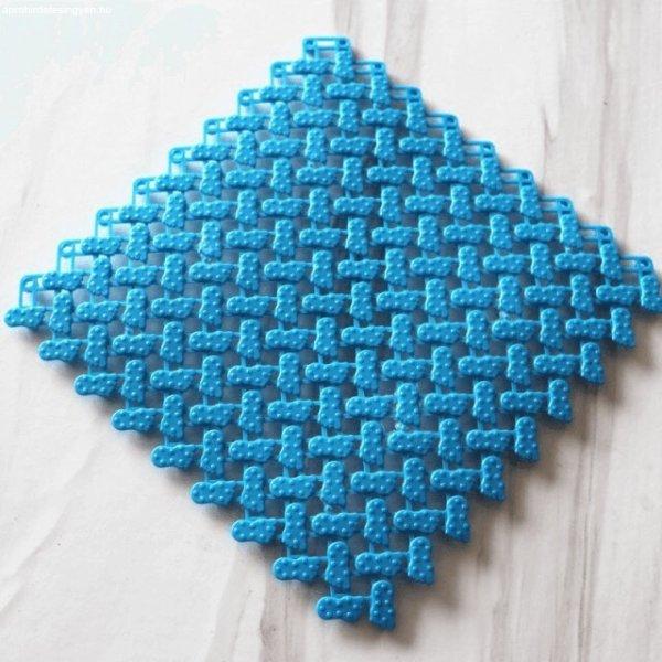 Csúszásgátló fürdőszobai szőnyeg - kék