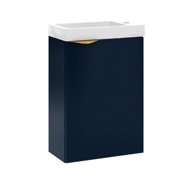 Mirano Vera II fürdőszobabútor + mosdókagyló + szifon - 40 cm (kék)