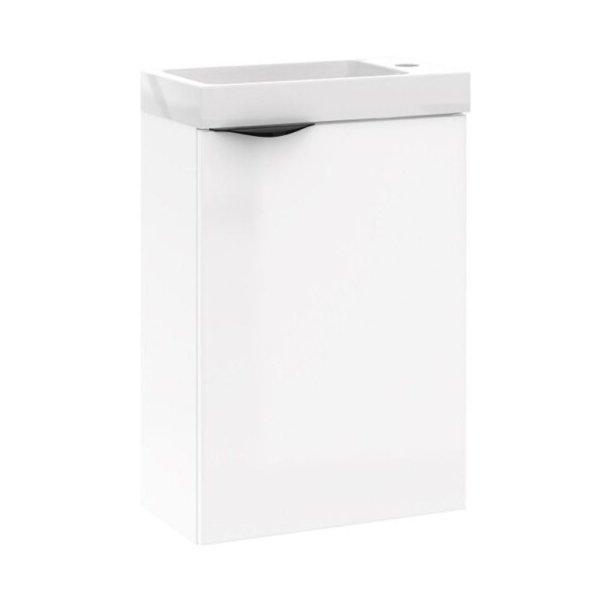 Mirano Vera II fürdőszobabútor + mosdókagyló + szifon - 40 cm (magasfényű
fehér)