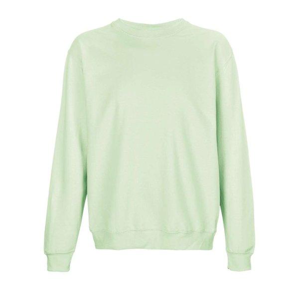 Uniszex környakas pulóver, SOL'S SO03814, Creamy Green-XL