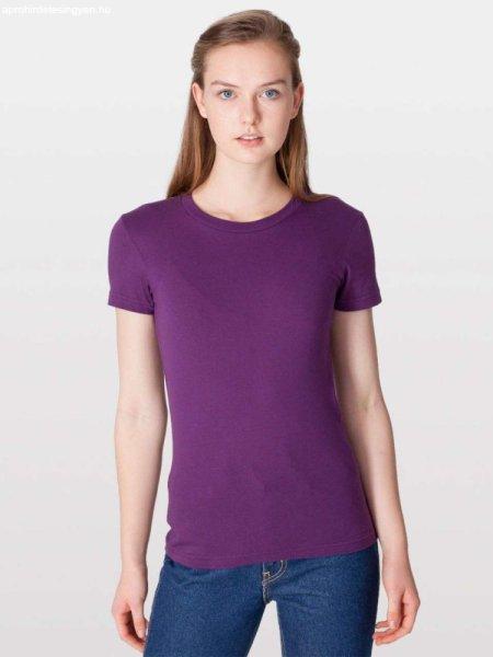 AA2102 Női rövid ujjú póló American Apparel, Eggplant-S