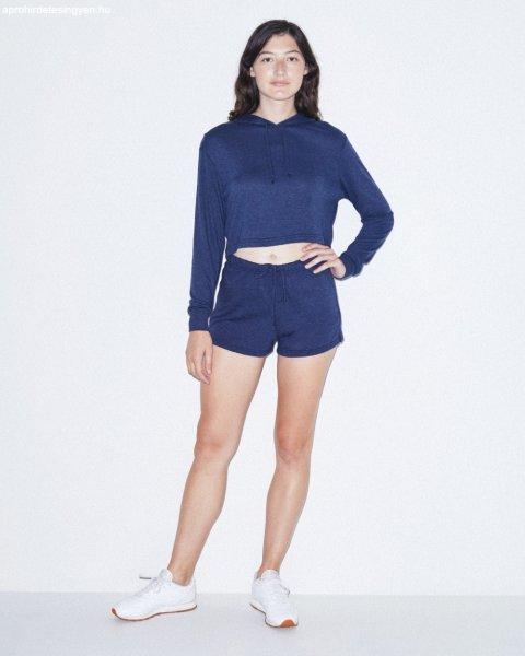 AARSATR3353 Női kapucnis hosszú ujjú rövid derekú póló American Apparel,
Tri-Indigo-L