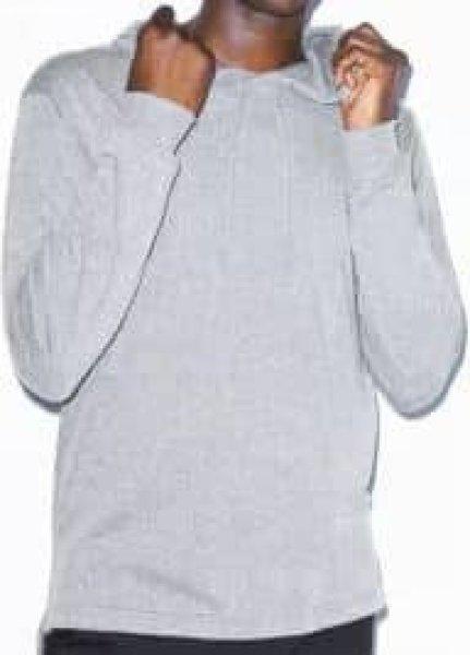 AARSATR436 unisexhosszú ujjú kapucnis póló American Apparel, Athletic
Grey-XL
