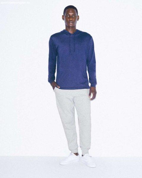 AARSATR436 unisexhosszú ujjú kapucnis póló American Apparel, Tri-Indigo-XL