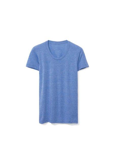 AATR301 Női tri-blend rövid ujjú póló American Apparel, Athletic Blue-L
