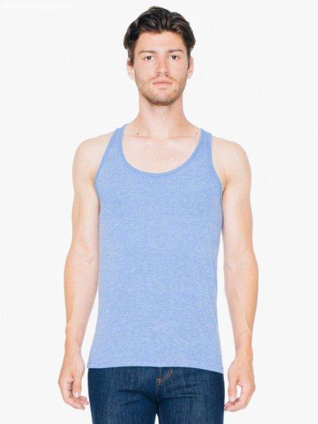 AATR408 unisex tri-blend ujjatlan póló-trikó American Apparel, Athletic
Blue-S