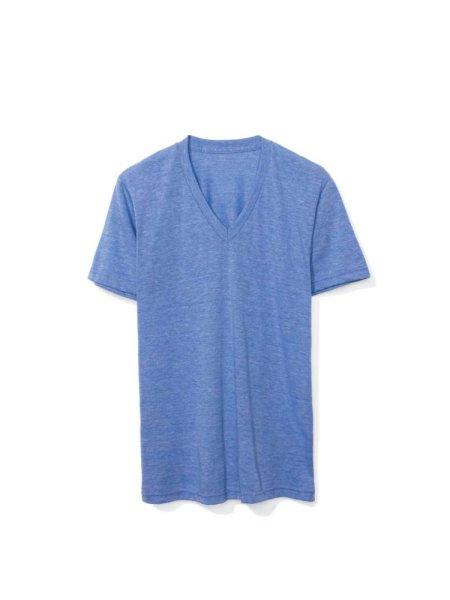 AATR461 V-nyakú unisex tri-blend rövid ujjú póló American Apparel, Athletic
Blue-M