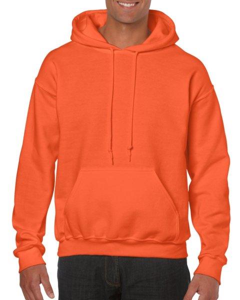 Kenguru zsebes kapucnis pulóver, Gildan GI18500, Orange-S