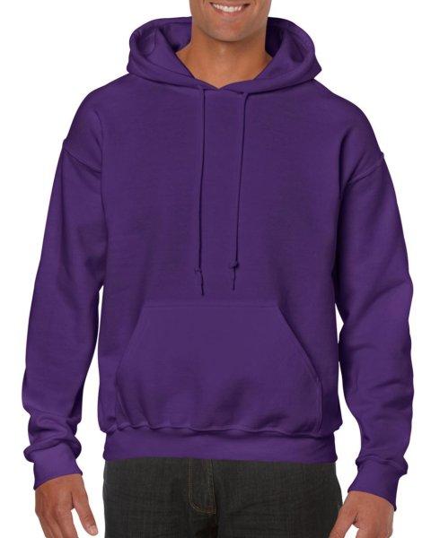 Kenguru zsebes kapucnis pulóver, Gildan GI18500, Purple-XL