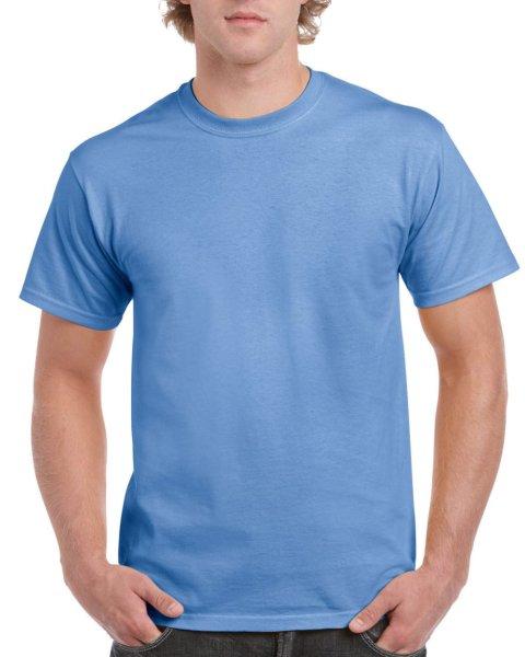 Előmosott kerek nyakkivágásu ultra póló, Gildan GI2000, Carolina Blue-L