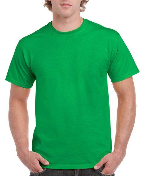 Előmosott kerek nyakkivágásu ultra póló, Gildan GI2000, Irish Green-3XL