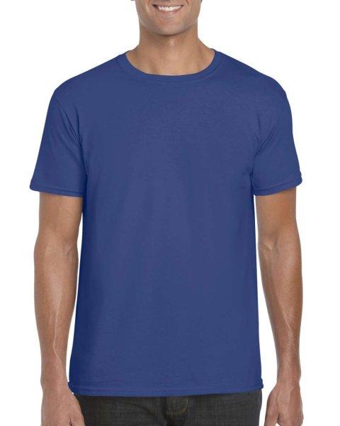 Softstyle rövid ujjú környakas póló, Gildan GI64000, Metro Blue-XL