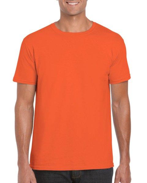 Softstyle rövid ujjú környakas póló, Gildan GI64000, Orange-4XL