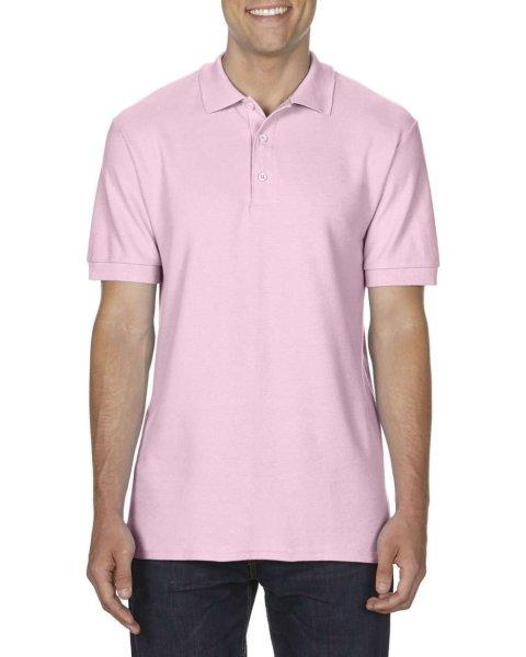 Prémium dupla piké kötésű galléros férfi póló, Gildan GI85800, Light
Pink-2XL