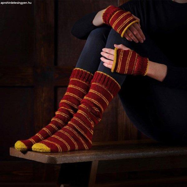 Harry Potter Griffendél kösd magad zokni és csuklómelegítő