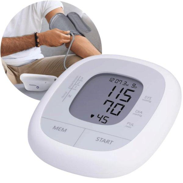 Grundig LCD kijelzős vérnyomásmérő karra - 22-30
cm-ig állítható mandzsettával (BBED)