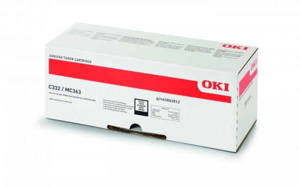 Oki C332/MC363 High Eredeti Fekete Toner