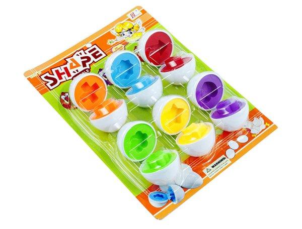 Oktató játék - színes tojások