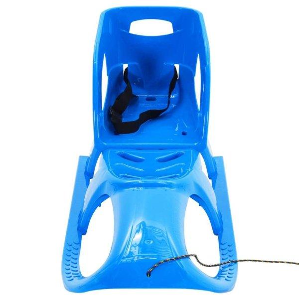 Kék polipropilén szánkó üléssel 102,5 x 40 x 23 cm