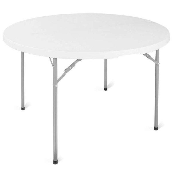 Összecsukható konferencia asztal, 120cm, 120cm, 14kg (R122-round)