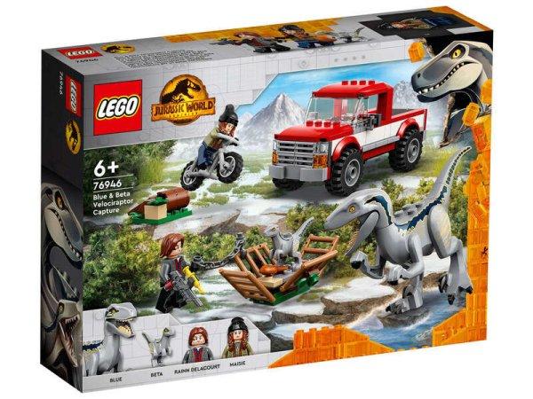 LEGO Jurassic World 76946 Kék és Béta velociraptorok elfogása