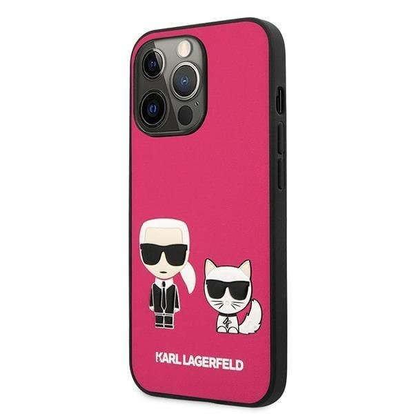 Apple iPhone 13 Pro Max Karl Lagerfeld Ikonik Karl & Choupette tok -
KLHCP13XPCUSKCP, Rózsaszín