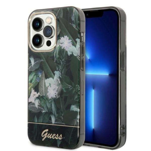 Guess GUHCP14XHGJGHA Apple iPhone 14 Pro Max green hardcase Jungle Collection
telefontok