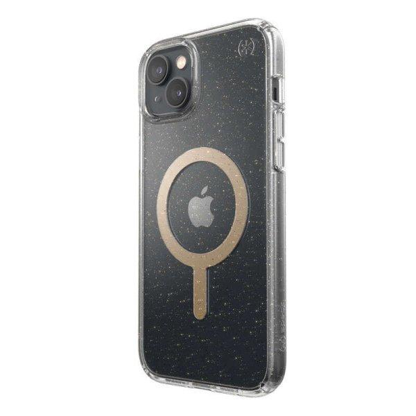 Speck Presidio Perfect-Clear Glitter MagSafe MICROBAN Apple iPhone 14 Plus
(Clear / Gold Glitter) telefontok