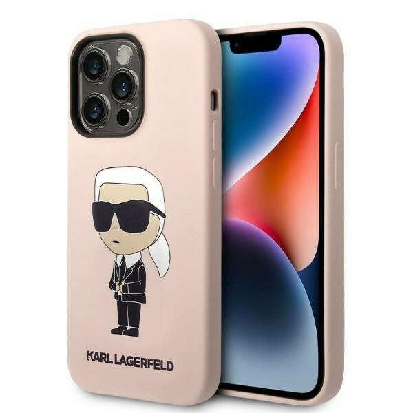 Karl Lagerfeld KLHMP14LSNIKBCP Apple iPhone 14 Pro hardcase pink Silicone NFT
Ikonik Magsafe telefontok