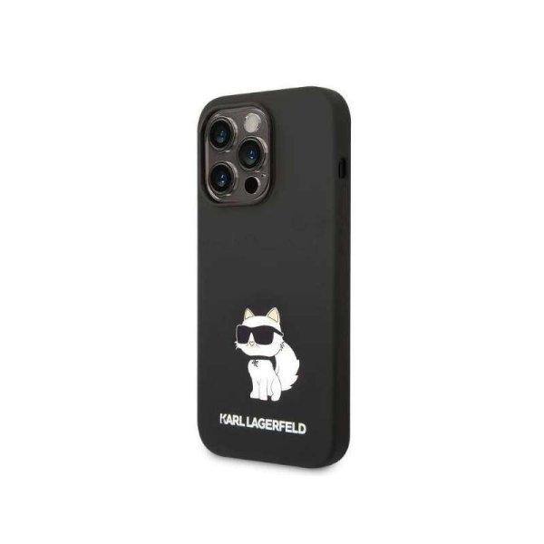 IPhone 14 Pro Max Karl Lagerfeld Hardcase Silicone Choupette (KLHCP14XSNCHBCK)
Fekete