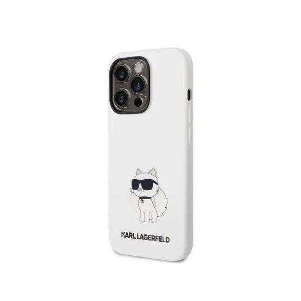 IPhone 14 Pro Max Karl Lagerfeld Hardcase Silicone Choupette (KLHCP14XSNCHBCH)
Fehér