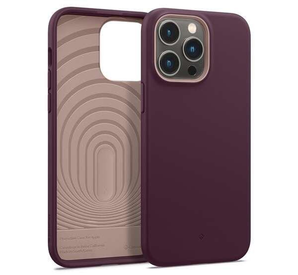 Caseology Nano Pop Apple iPhone 14 Pro Burgundy Bean Bordó Szilikon tok